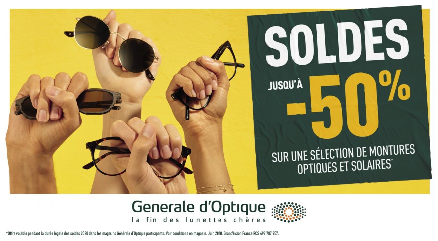 Soldes chez Général d'Optique